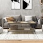 Couchtisch aus Sonoma-Eichensperrholz, 80 x 50 x 40 cm von vidaXL, Couchtisch - Ref: Foro24-819368, Preis: 58,50 €, Rabatt: %