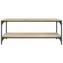 Mesa de centro madera contrachapada roble Sonoma 80x50x40 cm de vidaXL, Mesas de centro - Ref: Foro24-819368, Precio: 57,77 €...