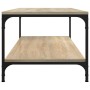 Mesa de centro madera contrachapada roble Sonoma 80x50x40 cm de vidaXL, Mesas de centro - Ref: Foro24-819368, Precio: 58,50 €...