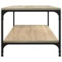 Mesa de centro madera contrachapada roble Sonoma 80x50x40 cm de vidaXL, Mesas de centro - Ref: Foro24-819368, Precio: 57,77 €...