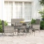 Set mit 6 Gartenmöbeln und Kissen synthetisches Rattangrau von vidaXL, Gartensets - Ref: Foro24-319509, Preis: 235,68 €, Raba...