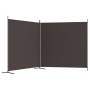 Trennwand mit 2 braunen Stoffbahnen 348x180 cm von vidaXL, Raumteiler - Ref: Foro24-350275, Preis: 34,82 €, Rabatt: %