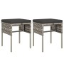 Set mit 6 Gartenmöbeln und Kissen synthetisches Rattangrau von vidaXL, Gartensets - Ref: Foro24-319509, Preis: 235,68 €, Raba...