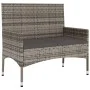 6-piece garden furniture set with gray synthetic rattan cushions by vidaXL, Garden sets - Ref: Foro24-319509, Price: 231,87 €...
