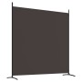 Trennwand mit 2 braunen Stoffbahnen 348x180 cm von vidaXL, Raumteiler - Ref: Foro24-350275, Preis: 34,82 €, Rabatt: %