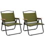 Campingstühle 2 Stk. Grüner Oxford-Stoff 54x43x59 cm von vidaXL, Gartenstühle - Ref: Foro24-319483, Preis: 85,46 €, Rabatt: %
