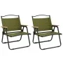 Sillas de camping 2 uds tela Oxford verde 54x43x59 cm de vidaXL, Sillas de jardín - Ref: Foro24-319483, Precio: 83,84 €, Desc...