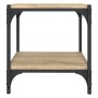 TV-Schrank aus Sonoma-Eichensperrholz und Stahl, 40 x 33 x 41 cm von vidaXL, TV-Möbel - Ref: Foro24-819303, Preis: 33,84 €, R...