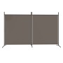 Divider screen with 2 anthracite gray fabric panels 348x180 cm by vidaXL, Room dividers - Ref: Foro24-350276, Price: 34,82 €,...