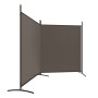 Divider screen with 2 anthracite gray fabric panels 348x180 cm by vidaXL, Room dividers - Ref: Foro24-350276, Price: 34,82 €,...