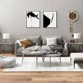 2 gray Sonoma plywood side tables 40x40x35 cm by vidaXL, Coffee table - Ref: Foro24-819409, Price: 34,85 €, Discount: %