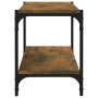 TV-Schrank aus geräuchertem Eichensperrholz und Stahl, 80 x 33 x 41 cm von vidaXL, TV-Möbel - Ref: Foro24-819334, Preis: 44,7...
