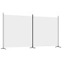 Trennwand mit 2 weißen Stoffbahnen 348x180 cm von vidaXL, Raumteiler - Ref: Foro24-350274, Preis: 37,67 €, Rabatt: %