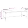 Couchtisch aus Sonoma-Eichensperrholz, 100 x 50 x 35 cm von vidaXL, Couchtisch - Ref: Foro24-819388, Preis: 43,74 €, Rabatt: %