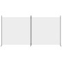 Biombo divisor de 2 paneles de tela blanco 348x180 cm de vidaXL, Divisores de ambientes - Ref: Foro24-350274, Precio: 36,19 €...
