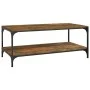 Couchtisch aus geräuchertem Eichensperrholz, 100 x 50 x 40 cm von vidaXL, Couchtisch - Ref: Foro24-819364, Preis: 57,83 €, Ra...