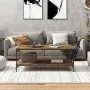 Couchtisch aus geräuchertem Eichensperrholz, 100 x 50 x 40 cm von vidaXL, Couchtisch - Ref: Foro24-819364, Preis: 57,83 €, Ra...
