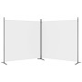 Trennwand mit 2 weißen Stoffbahnen 348x180 cm von vidaXL, Raumteiler - Ref: Foro24-350274, Preis: 37,67 €, Rabatt: %