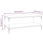 Couchtisch aus geräuchertem Eichensperrholz, 100 x 50 x 40 cm von vidaXL, Couchtisch - Ref: Foro24-819364, Preis: 58,55 €, Ra...