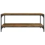 Mesa de centro madera contrachapada roble ahumado 80x50x40 cm de vidaXL, Mesas de centro - Ref: Foro24-819369, Precio: 56,89 ...