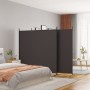 Biombo divisor de 3 paneles de tela marrón 525x180 cm de vidaXL, Divisores de ambientes - Ref: Foro24-350279, Precio: 50,78 €...