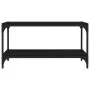 Mueble para TV madera contrachapada y acero negro 80x33x41 cm de vidaXL, Muebles TV - Ref: Foro24-819332, Precio: 44,18 €, De...