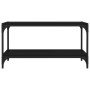 TV-Schrank aus Sperrholz und schwarzem Stahl, 80 x 33 x 41 cm von vidaXL, TV-Möbel - Ref: Foro24-819332, Preis: 44,18 €, Raba...