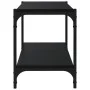 Mueble para TV madera contrachapada y acero negro 80x33x41 cm de vidaXL, Muebles TV - Ref: Foro24-819332, Precio: 44,18 €, De...