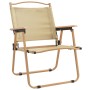 Campingstühle 2 Stück beiges Oxford-Gewebe 54x55x78 cm von vidaXL, Gartenstühle - Ref: Foro24-319484, Preis: 118,34 €, Rabatt: %