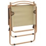 Camping chairs 2 pcs beige Oxford fabric 54x55x78 cm by vidaXL, Garden chairs - Ref: Foro24-319484, Price: 118,65 €, Discount: %