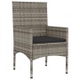 4-piece garden furniture set and gray synthetic rattan cushions by vidaXL, Garden sets - Ref: Foro24-319505, Price: 209,43 €,...