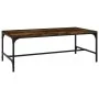 Couchtisch aus geräuchertem Eichensperrholz, 100 x 50 x 35 cm von vidaXL, Couchtisch - Ref: Foro24-819389, Preis: 38,45 €, Ra...