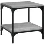 2 gray Sonoma plywood side tables 40x40x40 cm by vidaXL, Coffee table - Ref: Foro24-819384, Price: 54,99 €, Discount: %