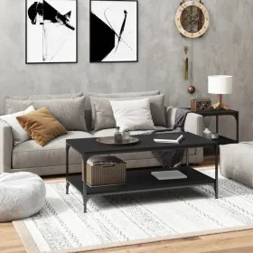 Couchtisch aus schwarzem Sperrholz, 100 x 50 x 40 cm von vidaXL, Couchtisch - Ref: Foro24-819362, Preis: 55,01 €, Rabatt: %