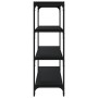 Plywood and black steel shelving 100x33x100 cm by vidaXL, Bookcases and shelves - Ref: Foro24-819357, Price: 65,15 €, Discoun...