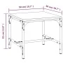 Couchtisch aus geräuchertem Eichensperrholz 50x50x35 cm von vidaXL, Couchtisch - Ref: Foro24-819399, Preis: 24,81 €, Rabatt: %