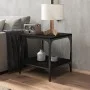 Black plywood side table 40x40x40 cm by vidaXL, Coffee table - Ref: Foro24-819377, Price: 27,32 €, Discount: %