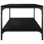 Mesa de centro madera contrachapada negro 80x50x40 cm de vidaXL, Mesas de centro - Ref: Foro24-819367, Precio: 54,45 €, Descu...