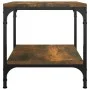 Side tables 2 units smoked oak plywood 40x40x40 cm by vidaXL, Coffee table - Ref: Foro24-819382, Price: 39,45 €, Discount: %
