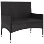 6-piece garden furniture set and black synthetic rattan cushions by vidaXL, Garden sets - Ref: Foro24-319510, Price: 270,07 €...
