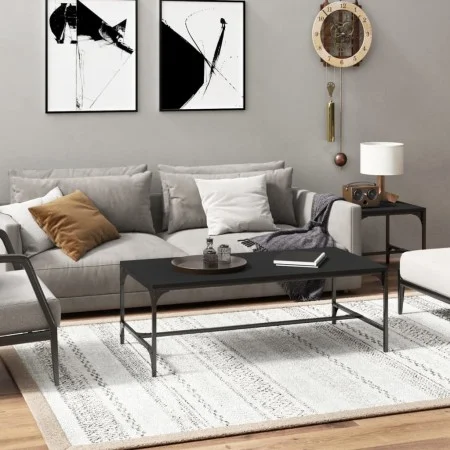 Couchtisch aus schwarzem Sperrholz, 100 x 50 x 35 cm von vidaXL, Couchtisch - Ref: Foro24-819387, Preis: 45,63 €, Rabatt: %