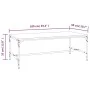 Couchtisch aus schwarzem Sperrholz, 100 x 50 x 35 cm von vidaXL, Couchtisch - Ref: Foro24-819387, Preis: 45,63 €, Rabatt: %
