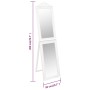 White standing mirror 50x200 cm by vidaXL, Mirrors - Ref: Foro24-351528, Price: 82,28 €, Discount: %