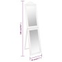 Weißer Standspiegel 45x180 cm von vidaXL, Spiegel - Ref: Foro24-351524, Preis: 79,27 €, Rabatt: %