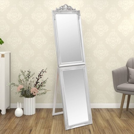 Silver standing mirror 40x160 cm by vidaXL, Mirrors - Ref: Foro24-351522, Price: 74,81 €, Discount: %