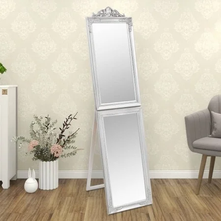 Silver standing mirror 40x160 cm by vidaXL, Mirrors - Ref: Foro24-351522, Price: 74,03 €, Discount: %