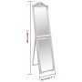 Silver standing mirror 40x160 cm by vidaXL, Mirrors - Ref: Foro24-351522, Price: 74,81 €, Discount: %