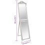 Espejo de pie plateado 45x180 cm | Foro24.es | Tu tienda online para hogar, jardín y más Foro24.es