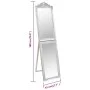 Silver standing mirror 45x180 cm by vidaXL, Mirrors - Ref: Foro24-351526, Price: 64,96 €, Discount: %