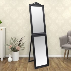 Espejo de pie negro 50x200 cm